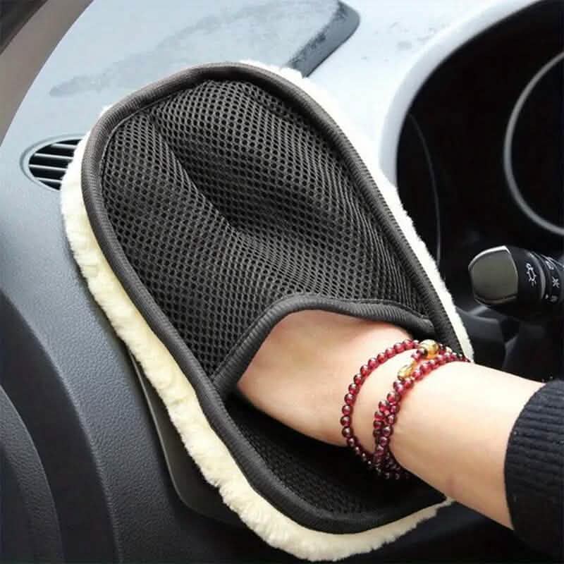 Soft Wool Car Cleaning Mitt DailySale