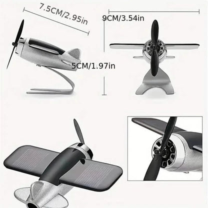 Solar Airplane Creative Car Decoration DailySale