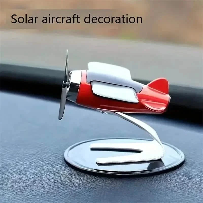 Solar Airplane Creative Car Decoration DailySale