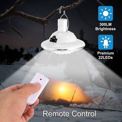 Solar Camping Light Hanging LED Bulb Lamp DailySale