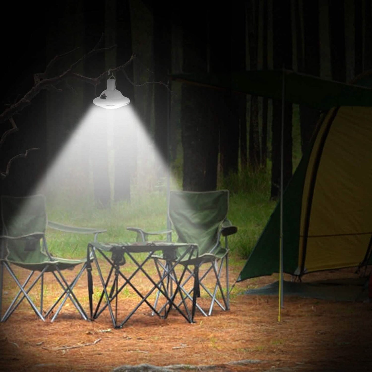 Solar Camping Light Hanging LED Bulb Lamp DailySale