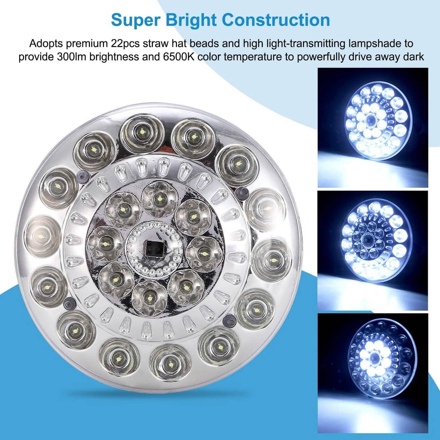 Solar Camping Light Hanging LED Bulb Lamp DailySale