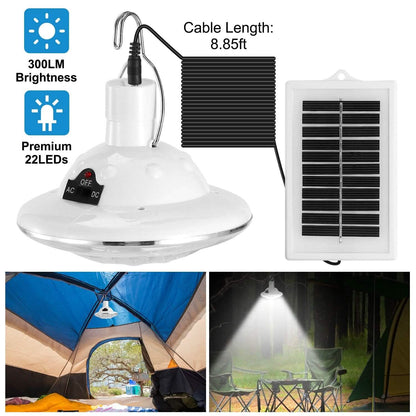 Solar Camping Light Hanging LED Bulb Lamp DailySale