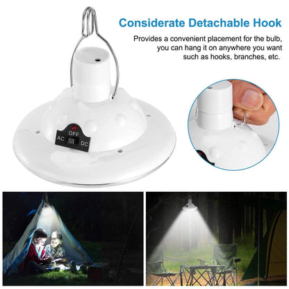 Solar Camping Light Hanging LED Bulb Lamp DailySale