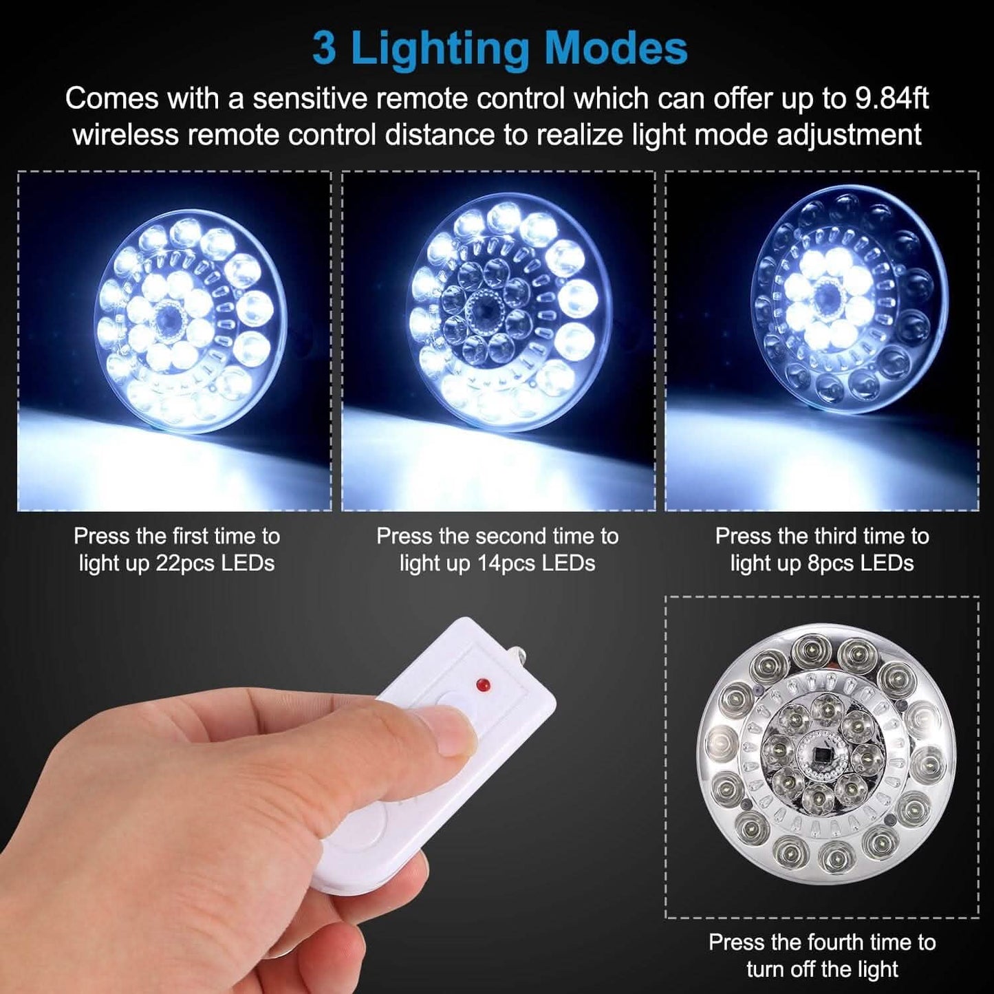 Solar Camping Light Hanging LED Bulb Lamp DailySale