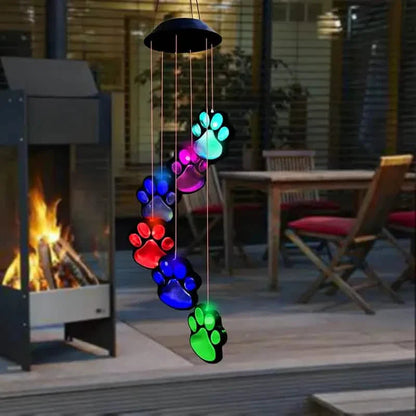 Solar Dog Claw Wind Chime Light DailySale