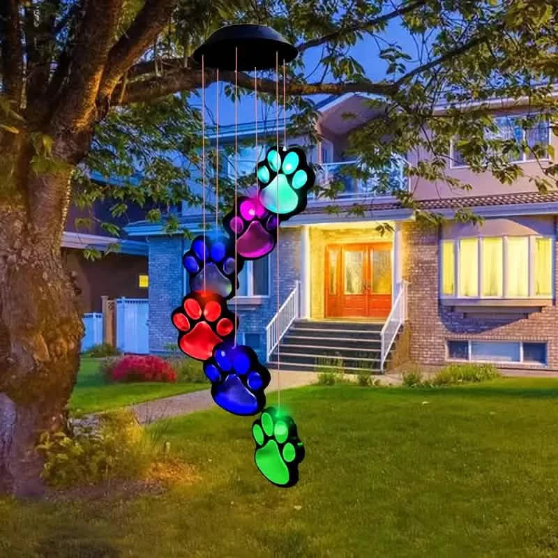 Solar Dog Claw Wind Chime Light DailySale