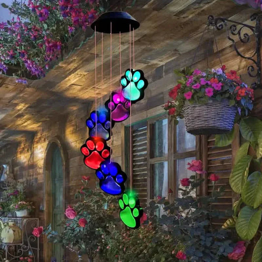 Solar Dog Claw Wind Chime Light DailySale
