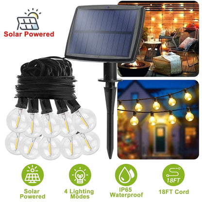 Solar Globe String Light Waterball LED DailySale