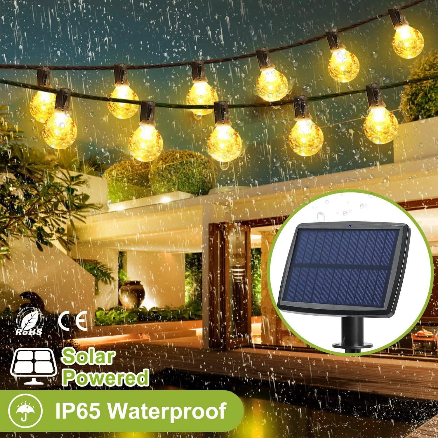 Solar Globe String Light Waterball LED DailySale
