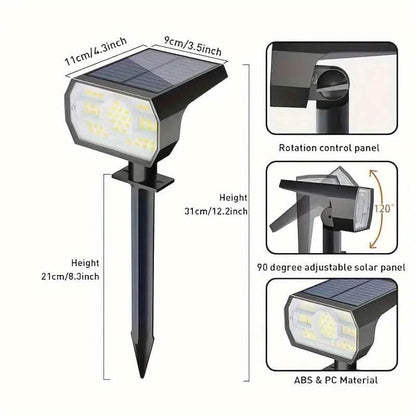 Solar Landscape Outdoor Spotlights DailySale