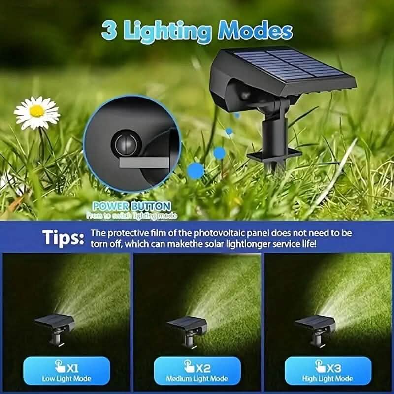 Solar Landscape Outdoor Spotlights DailySale