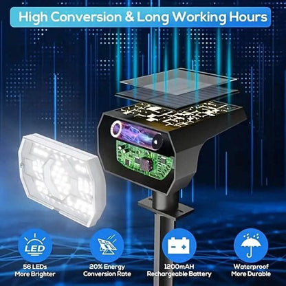 Solar Landscape Outdoor Spotlights DailySale