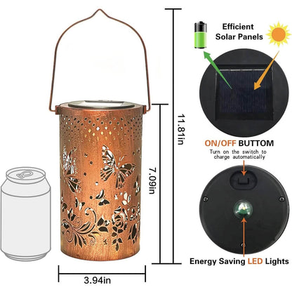 Solar Lanterns Outdoor Hanging Lantern Lights DailySale