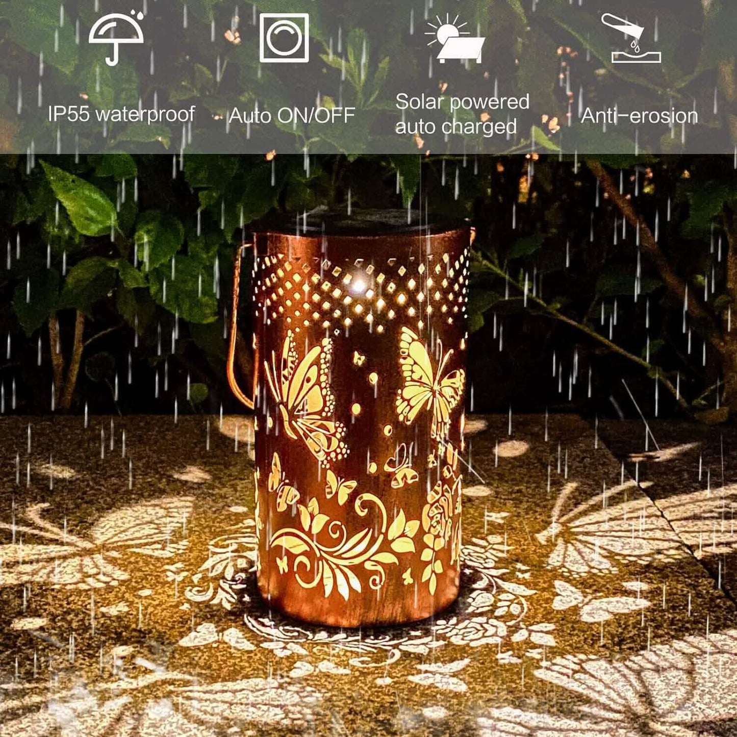 Solar Lanterns Outdoor Hanging Lantern Lights DailySale