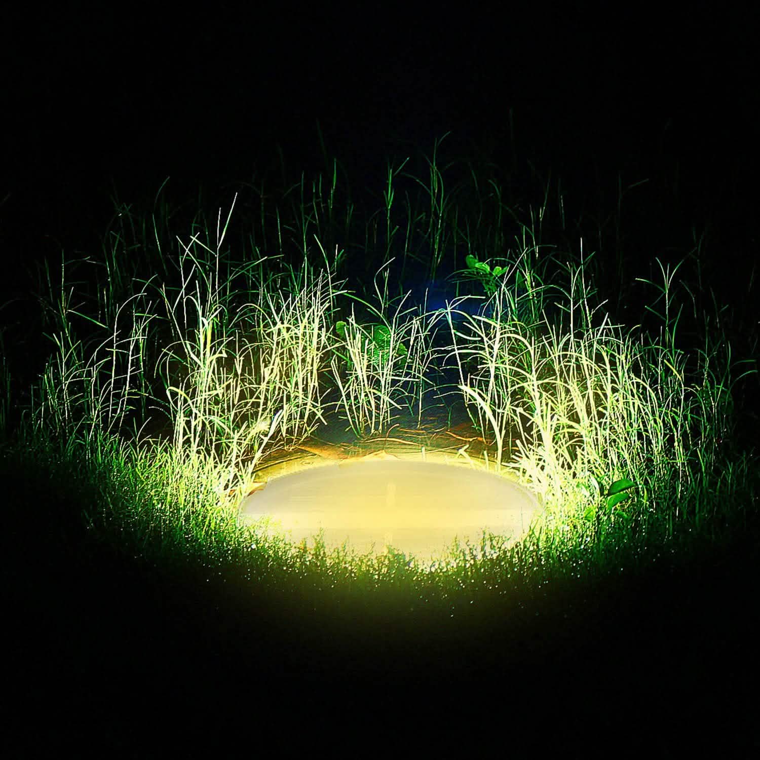 Solar LED Disk Lights IP44 Water Resistant Light Sensor DailySale