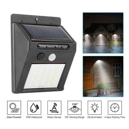 Solar Light 20 LEDs Outdoor PIR DailySale