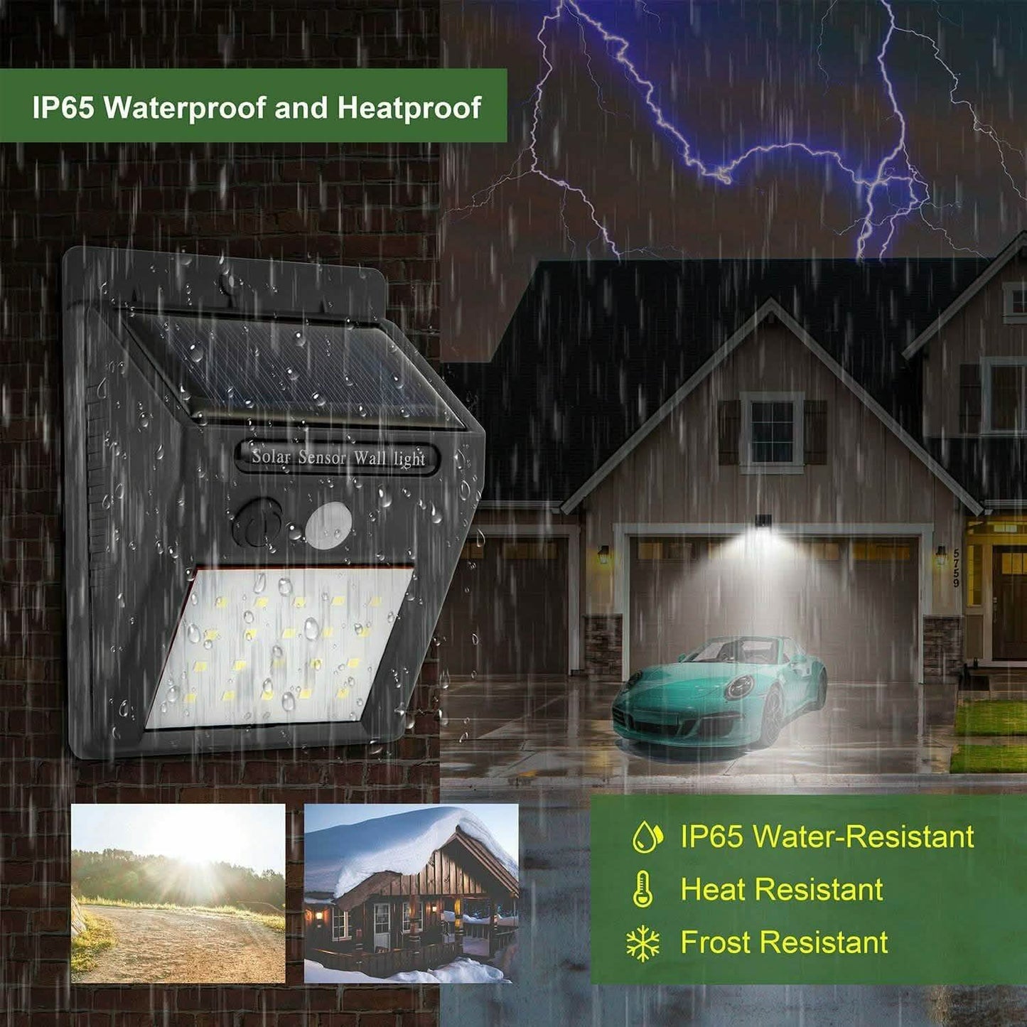 Solar Light 20 LEDs Outdoor PIR DailySale