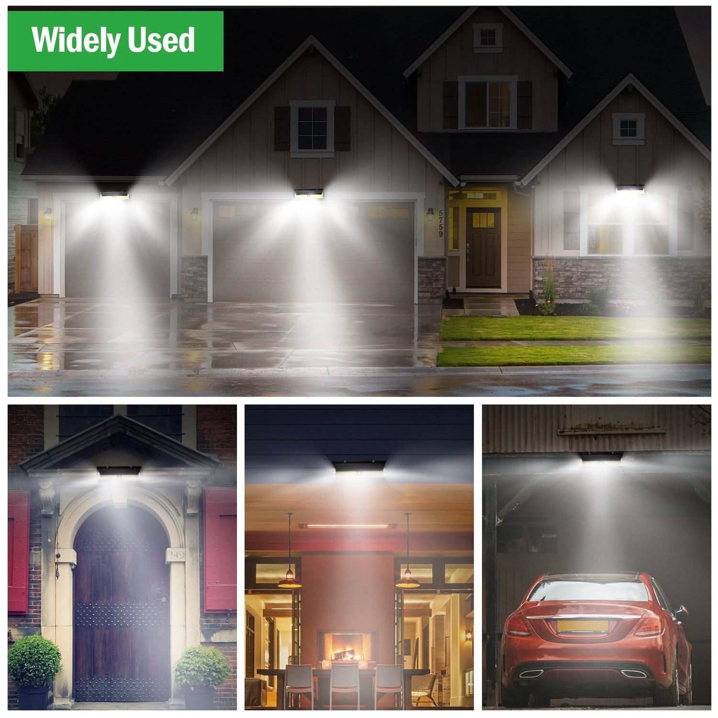 Solar Lights 180 LEDS Solar Wall Light DailySale