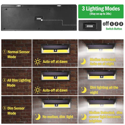Solar Lights 180 LEDS Solar Wall Light DailySale