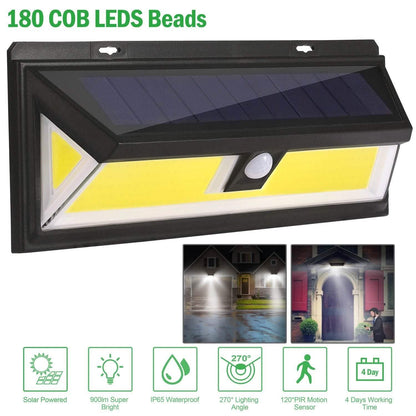Solar Lights 180 LEDS Solar Wall Light DailySale