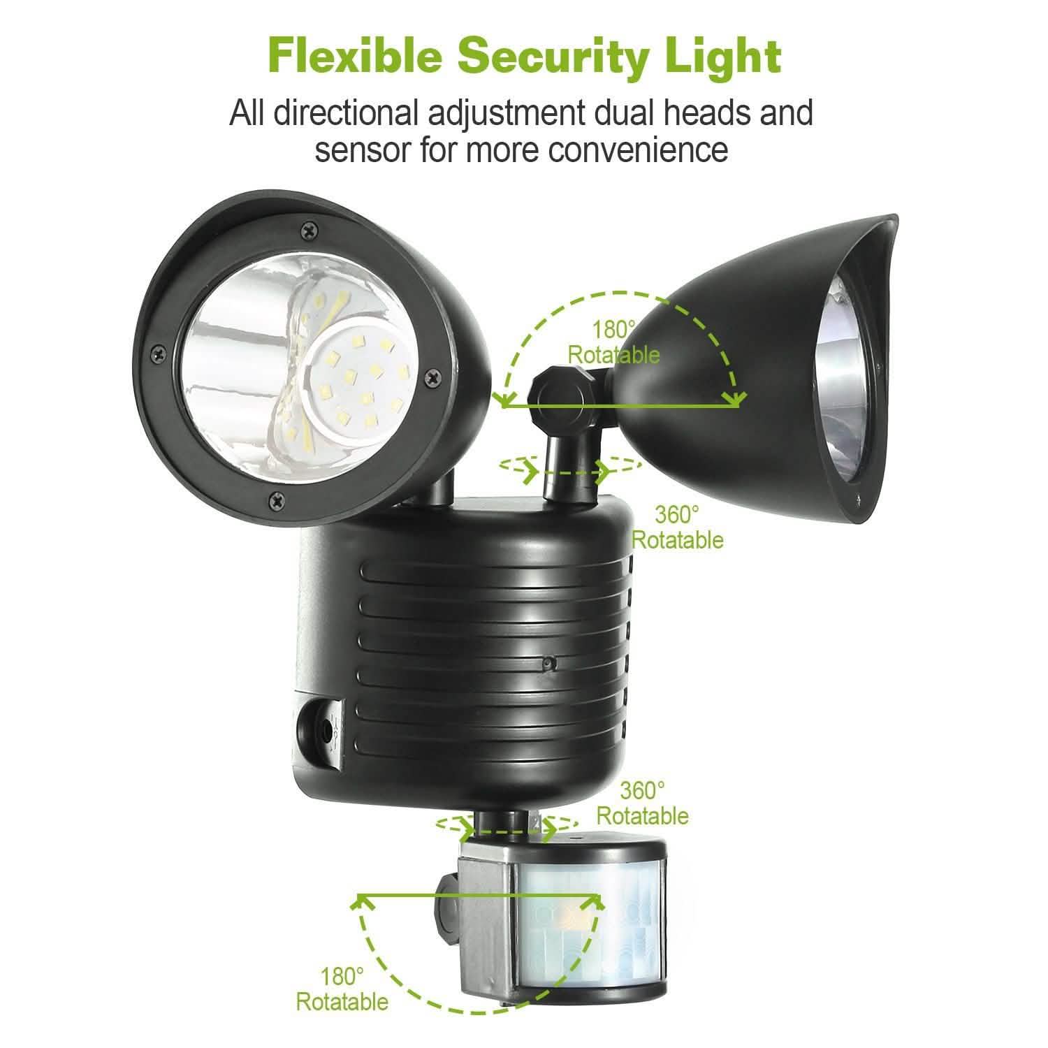 Solar Lights 22 LEDs Outdoor Security DailySale