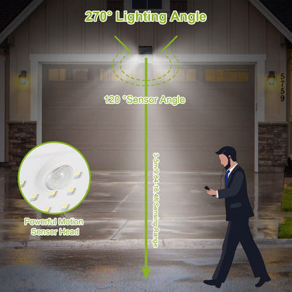 Solar Lights 88 LEDs Outdoor Wall Lamps DailySale