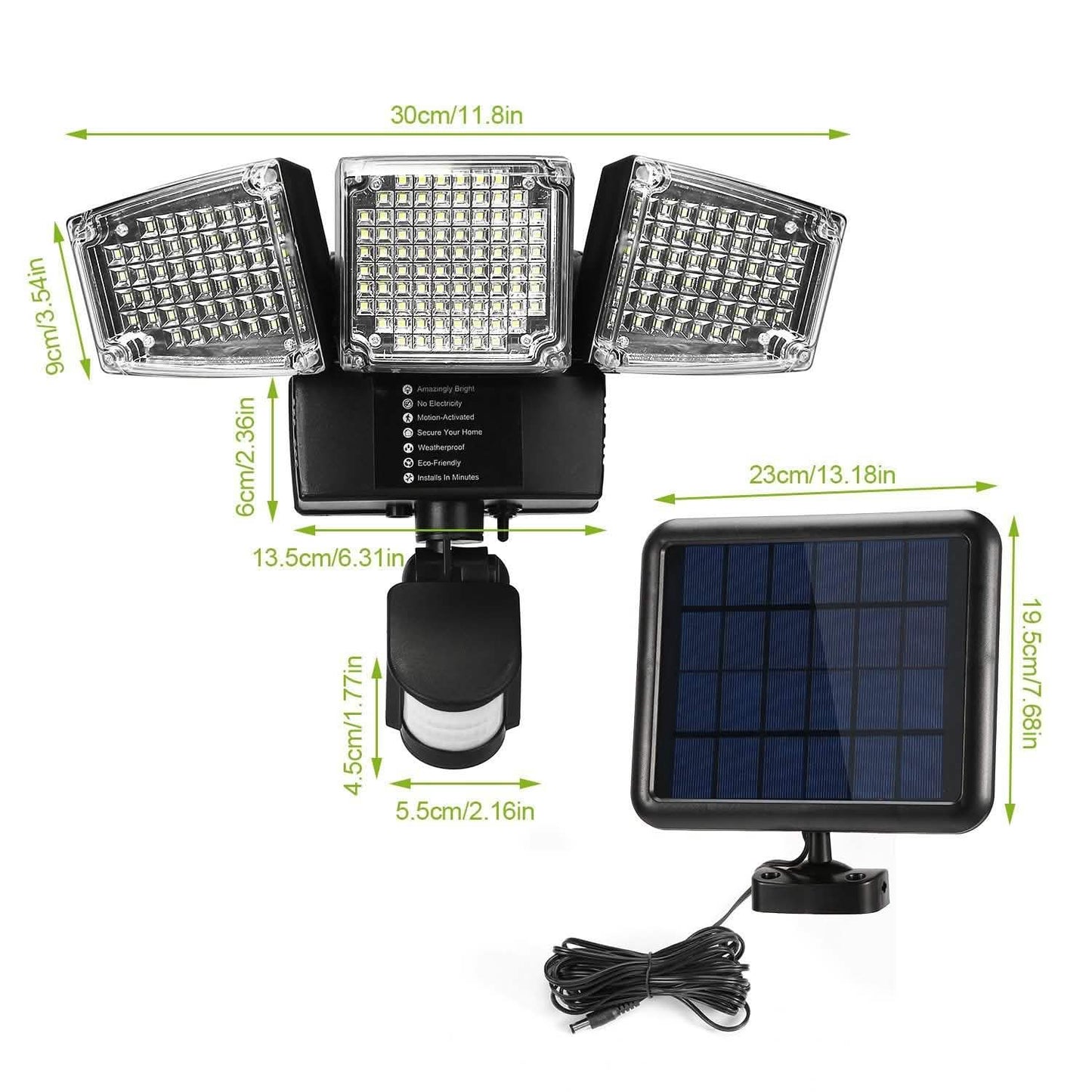 Solar Lights Outdoor 188 LEDs DailySale