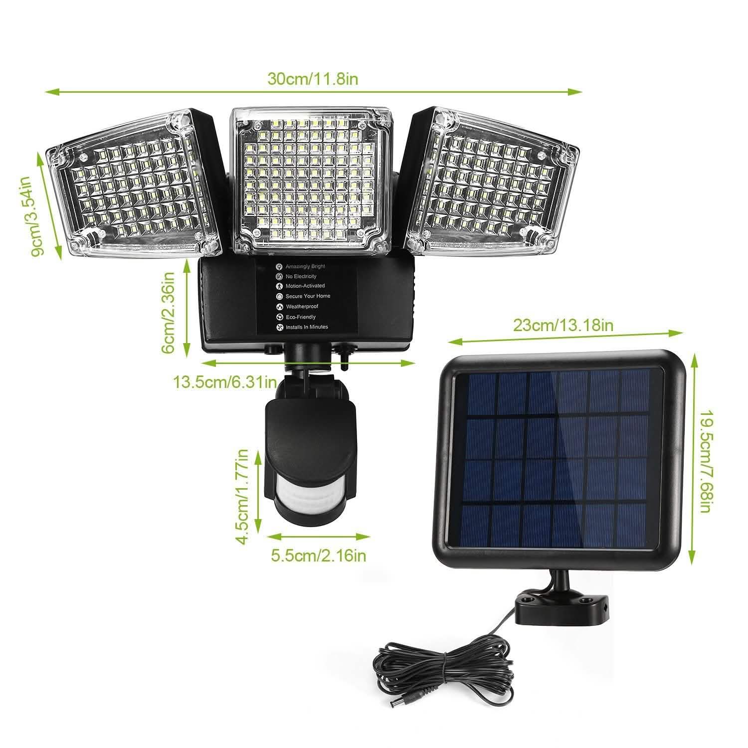 Solar Lights Outdoor 188 LEDs DailySale