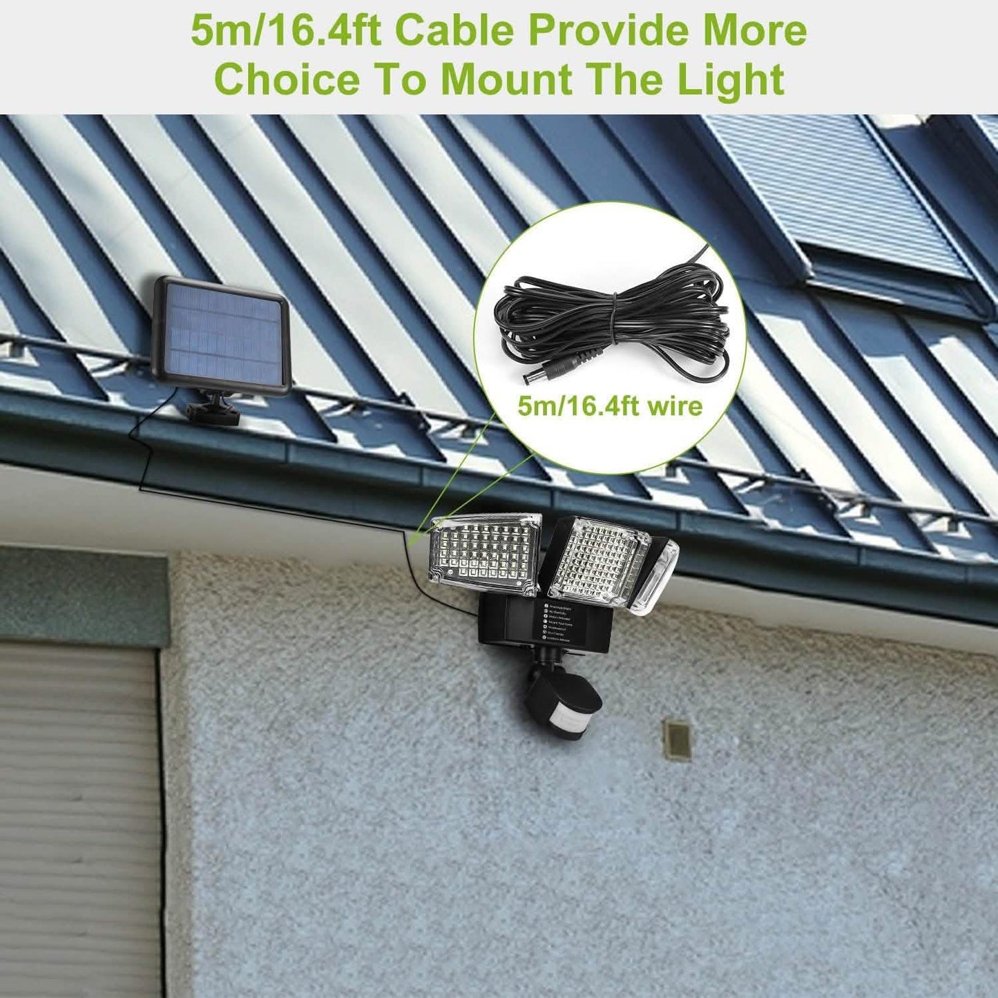 Solar Lights Outdoor 188 LEDs DailySale