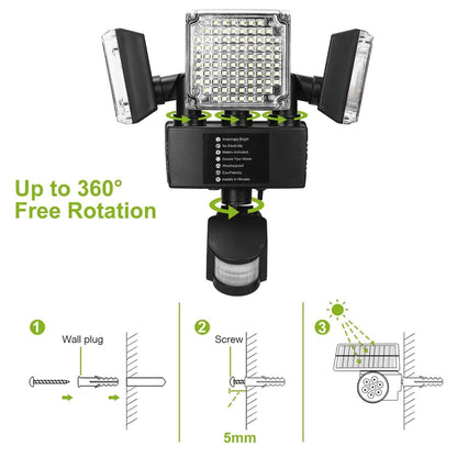 Solar Lights Outdoor 188 LEDs DailySale