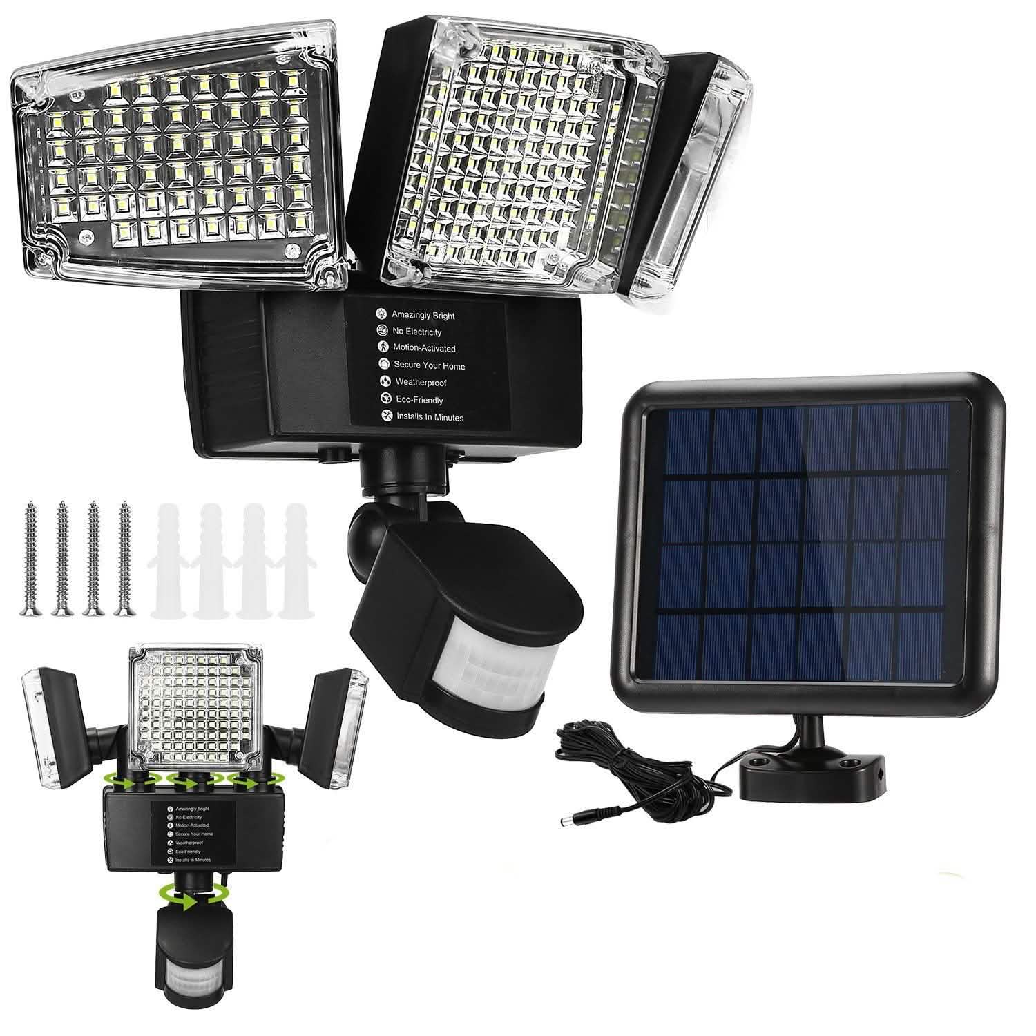Solar Lights Outdoor 188 LEDs DailySale