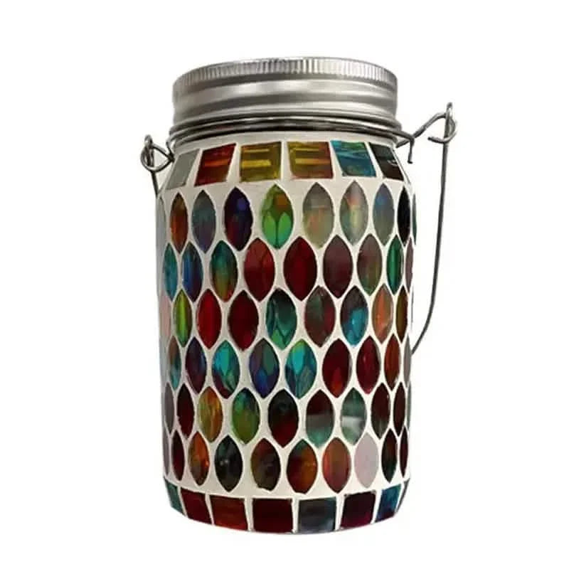 Solar Mosaic LED Waterproof Outdoor Hanging Lanterns DailySale