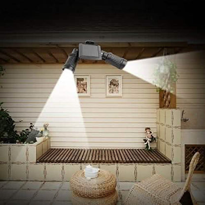 Solar Motion Sensor Twin Floodlight DailySale