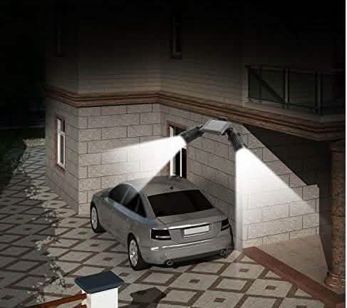 Solar Motion Sensor Twin Floodlight DailySale