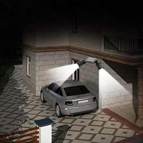 Solar Motion Sensor Twin Floodlight DailySale
