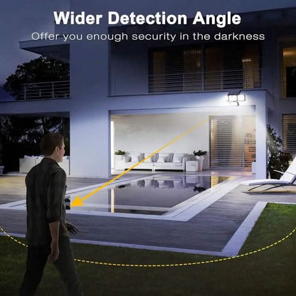 Solar Outdoor Lights 333 LEDs Motion Sensor Lights 4 Heads DailySale