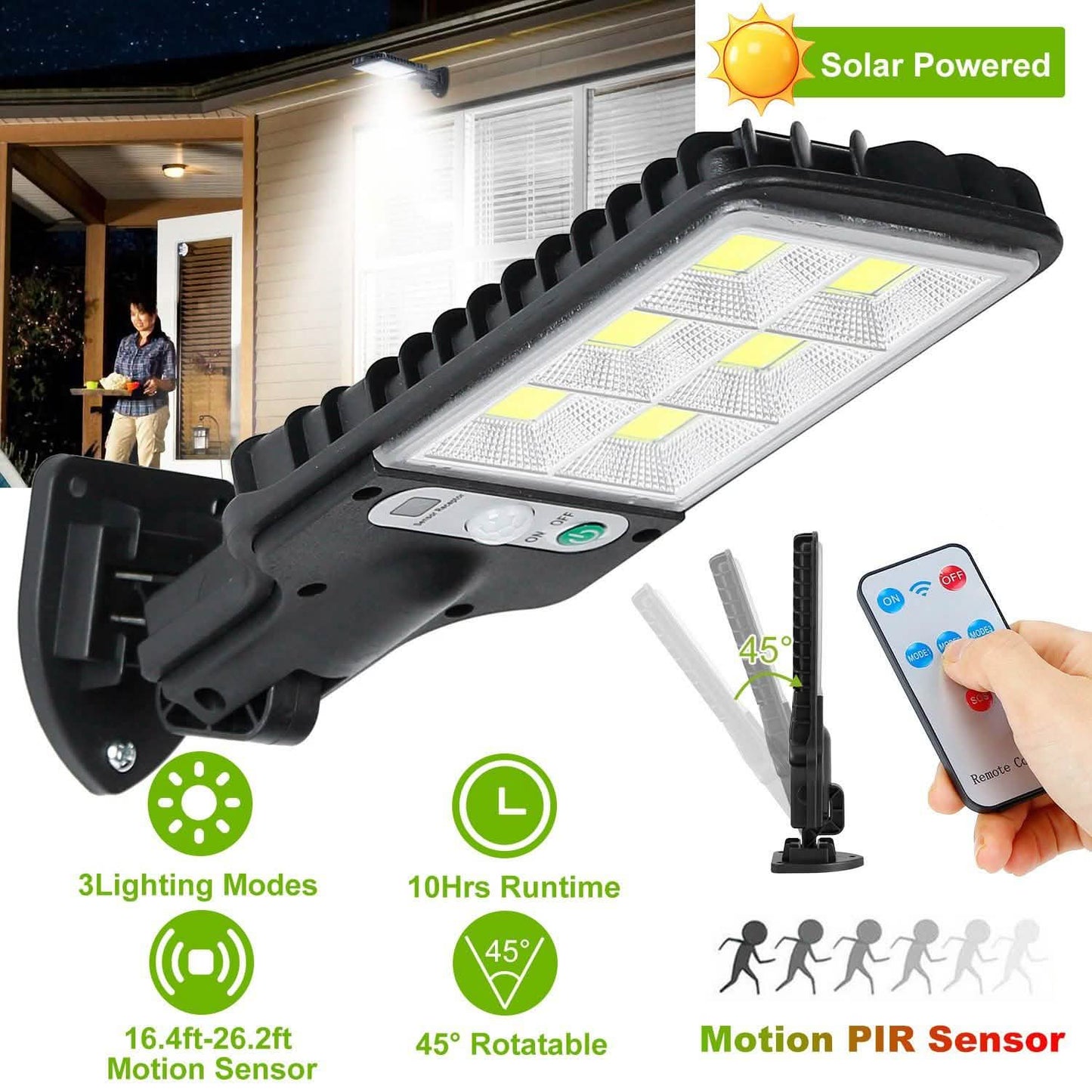 Solar Outdoor Wall Light DailySale