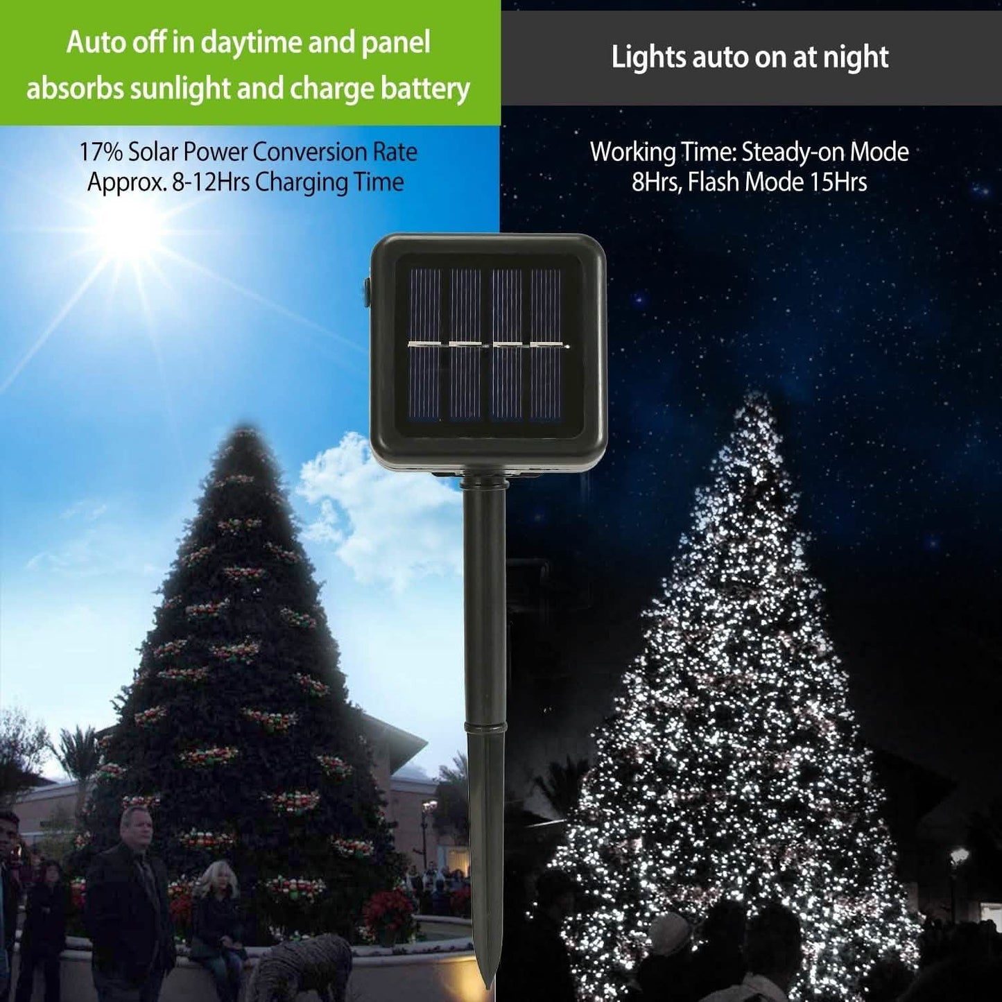 Solar Power LED String Lights DailySale