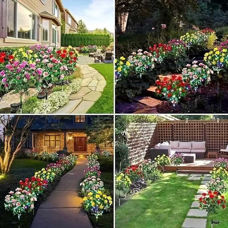 Solar-Powered Camellia Tree Lights DailySale