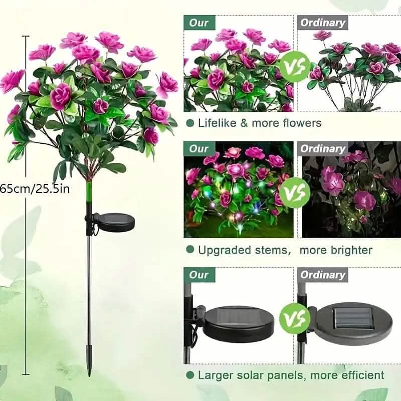 Solar-Powered Camellia Tree Lights DailySale
