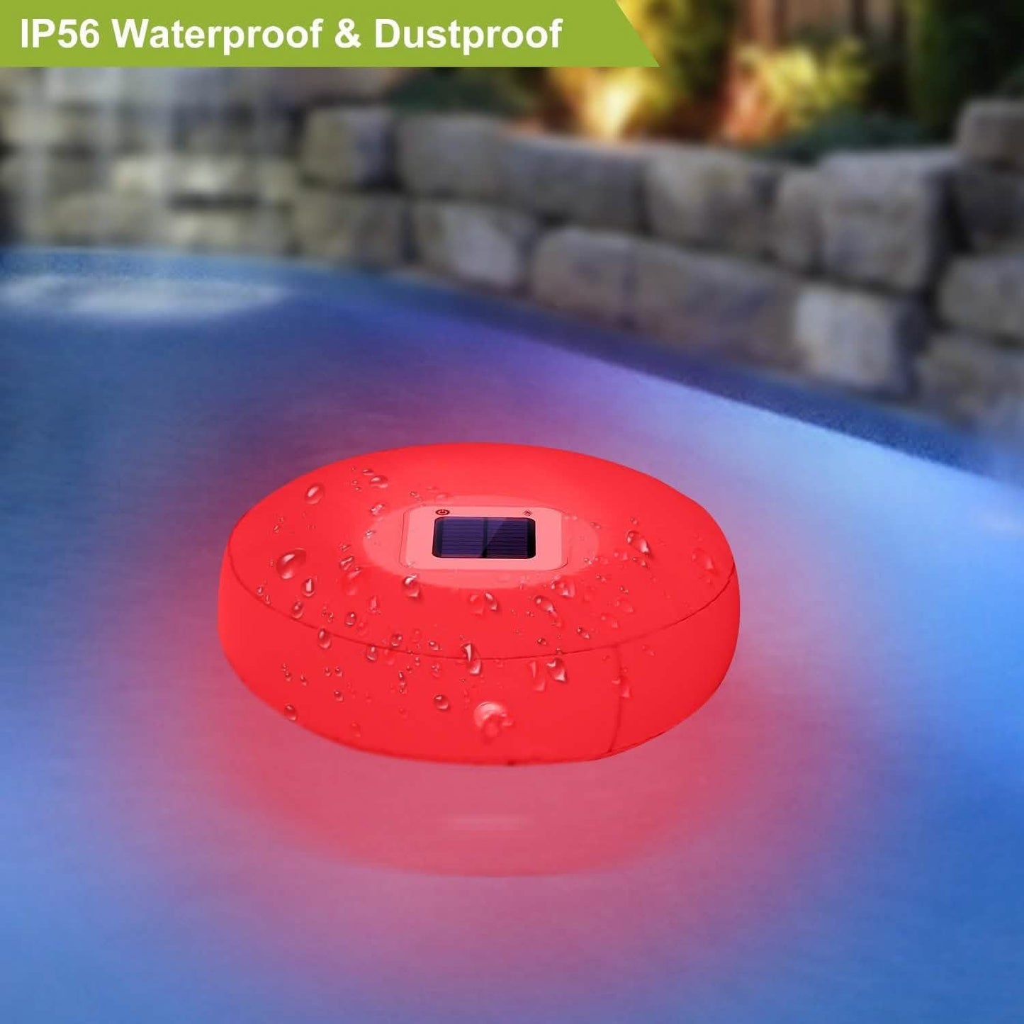 Solar Powered Floating Pool Lamps Light Sensor DailySale