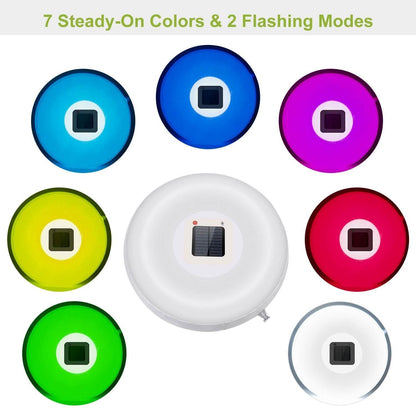 Solar Powered Floating Pool Lamps Light Sensor DailySale