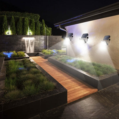 Solar Powered Flood Light Solar IP65 Waterproof Motion Sensor with Remote DailySale