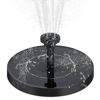 Solar Powered Fountain Pump Floating Bird Bath Pond DailySale