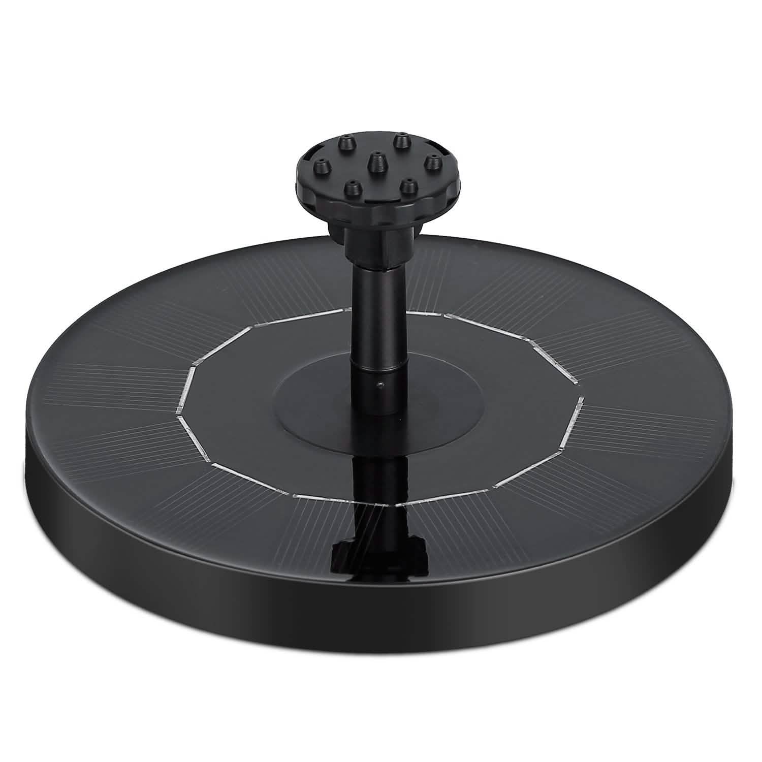 Solar Powered Fountain Pump Floating Bird Bath Pond DailySale