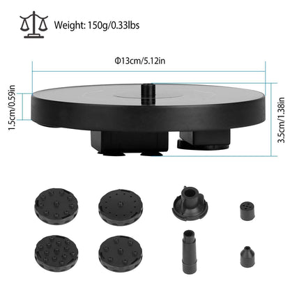 Solar Powered Fountain Pump Floating Bird Bath Pond DailySale