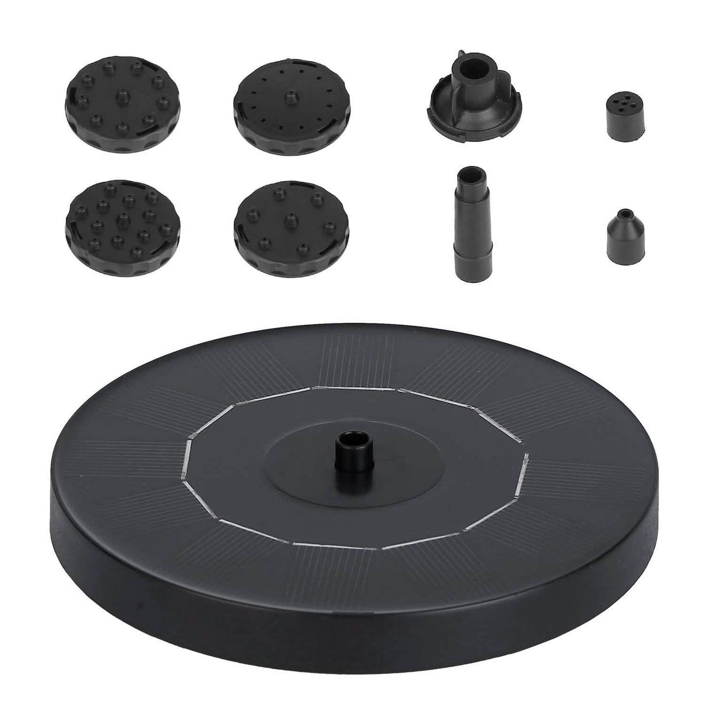 Solar Powered Fountain Pump Floating Bird Bath Pond DailySale