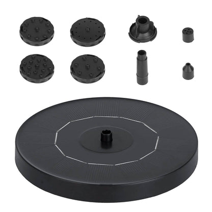 Solar Powered Fountain Pump Floating Bird Bath Pond DailySale