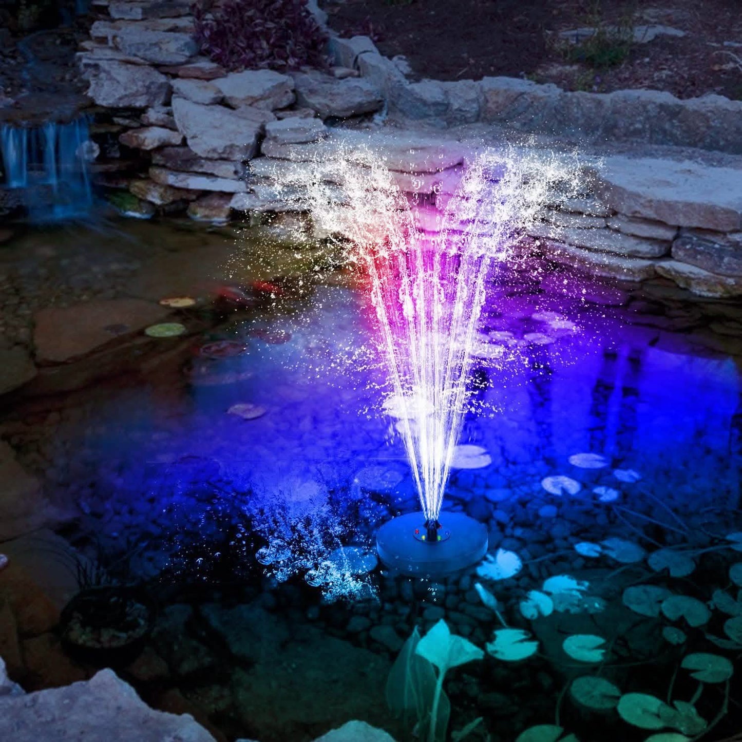 Solar Powered Fountain Pump Floating Bird Bath Pond Pump DailySale